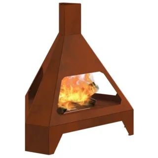 LIQUIDACION! Chimenea estufa exterior leña carbon