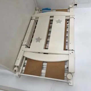 Cuna madera 1.20x0.60m + colchón