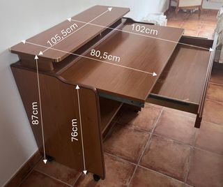 Mesa escritorio madera ordenador