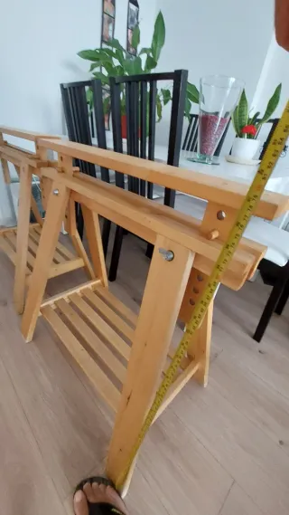 Mesa 2 caballetes y tablero