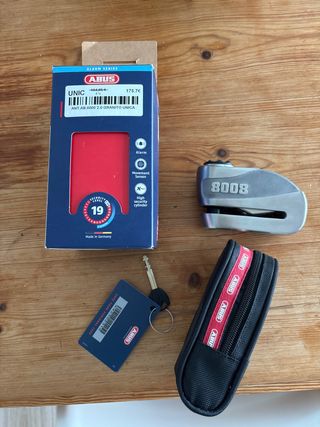 Candado Antirrobo Moto ABUS 8008 UNICA