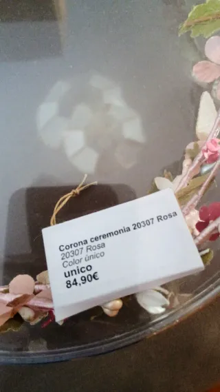 Corona floral comunión niña