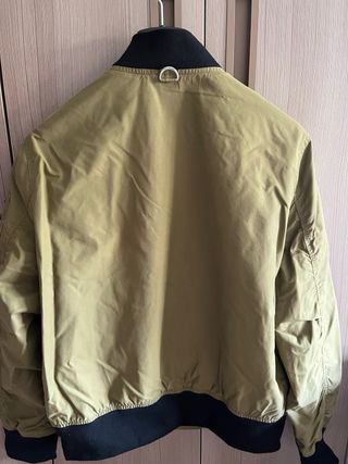 Chaqueta Bomber Mango Caqui