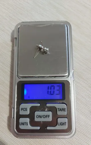 Orecchini fiore oro bianco 750