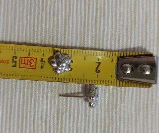 Orecchini fiore oro bianco 750