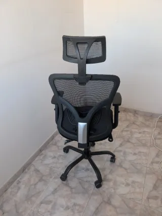 Silla de Oficina Ergonómica Negra