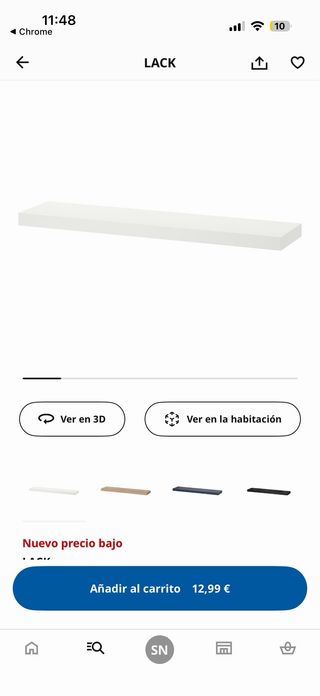 Estantería Lack IKEA Blanca