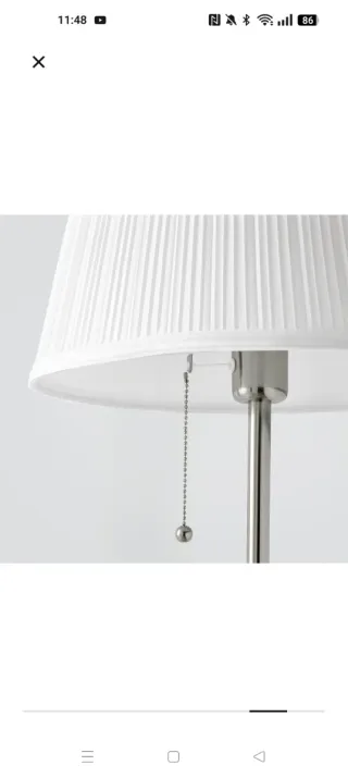 Lámpara de pie Ikea Åstrid