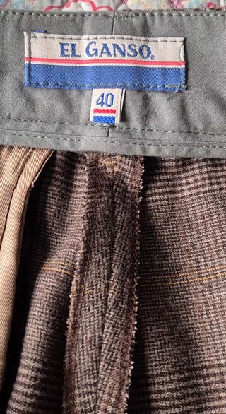 Pantalón El Ganso Mujer Marrón