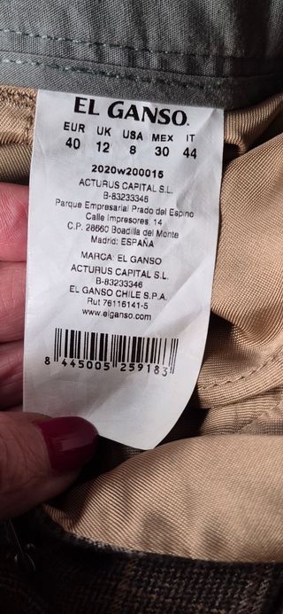 Pantalón El Ganso Mujer Marrón