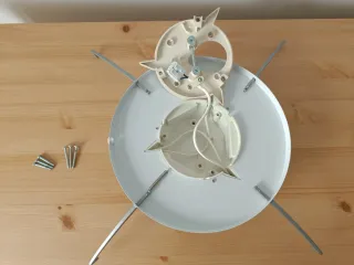 Lámpara Techo Calypso Ikea Blanca