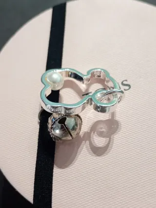 Colgante silueta perla