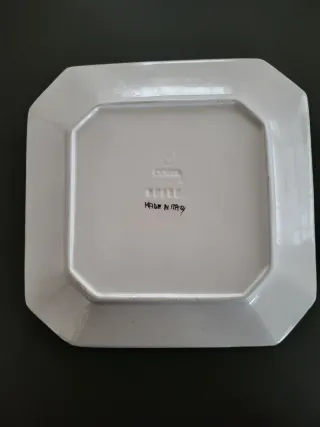 Piatto in ceramica con anatra