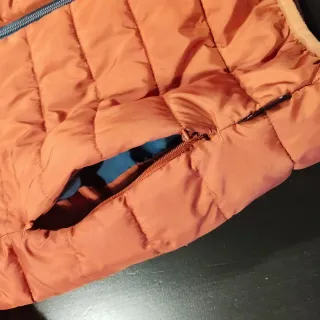 Plumífero Quiksilver niño naranja