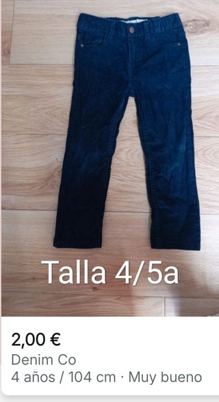 LOTE Pantalones 4/5 años