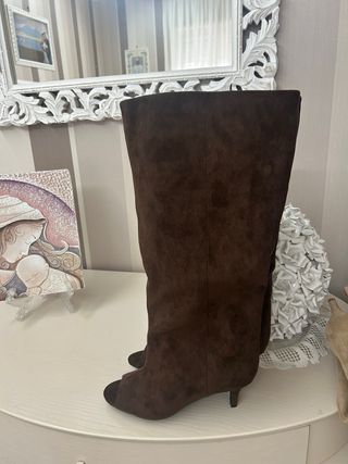 Stivali donna marrone spuntati tg 38