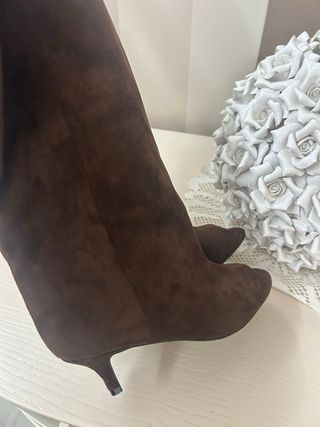 Stivali donna marrone spuntati tg 38