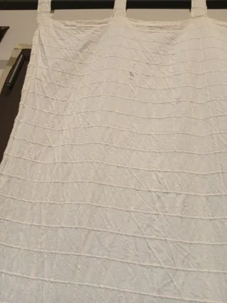 Cortinas de hilo beige