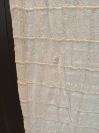 Cortinas de hilo beige