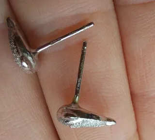 Orecchini delfino oro bianco 750