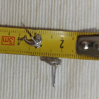 Orecchini delfino oro bianco 750