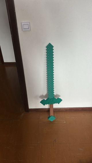 Espada Minecraft Impresa 3D