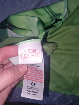 Disfraz Hulk Pecho Niños