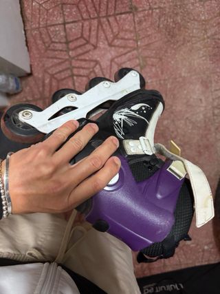 Patines en línea Oxelo morado y negro Numero 40