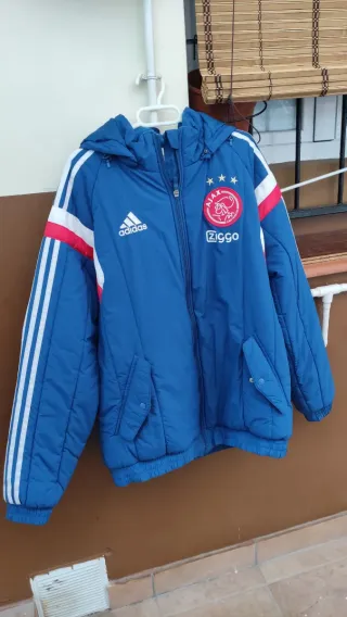 Chaqueta Adidas Ajax Azul y Roja