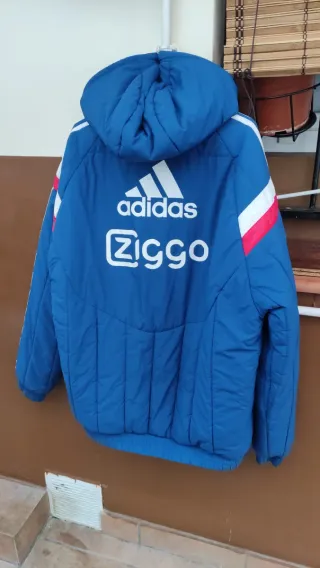 Chaqueta Adidas Ajax Azul y Roja