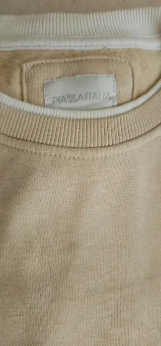 Maglia ragazzo manica lunga beige