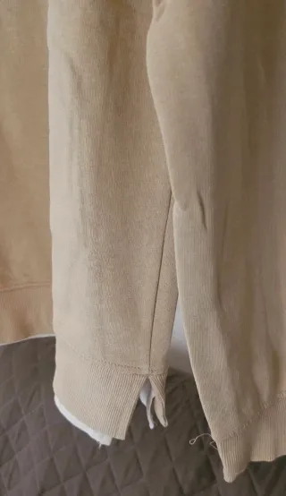 Maglia ragazzo manica lunga beige