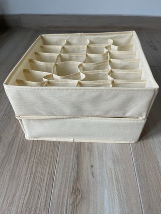 Organizer in tessuto richiudibile con zip