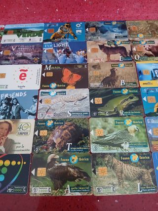 40 Carte Telefoniche Spagna Collezione
