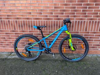 Bicicleta Montaña Niño Azul/Verde