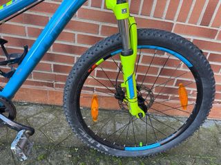 Bicicleta Montaña Niño Azul/Verde