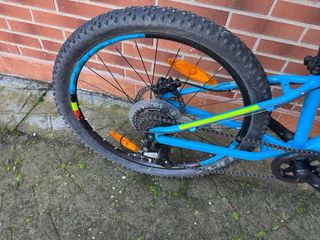 Bicicleta Montaña Niño Azul/Verde