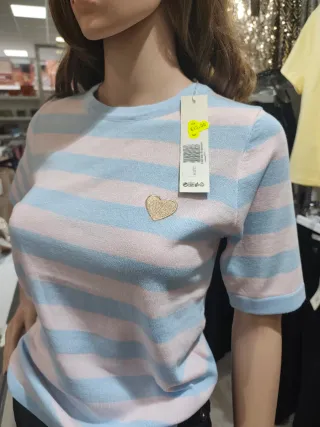 Jersey rayas rosa y azul