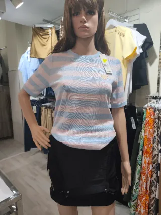 Jersey rayas rosa y azul