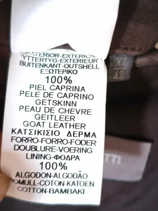 Chaqueta Massimo Dutti piel vuelta,verde gricasea.