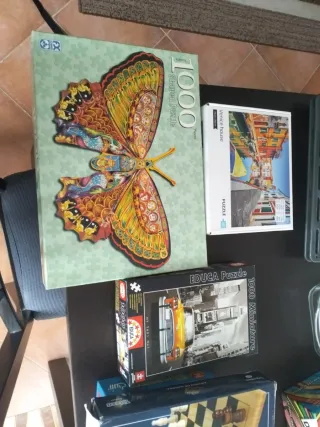3 Puzzles: Mariposa, Venecia, Coche
