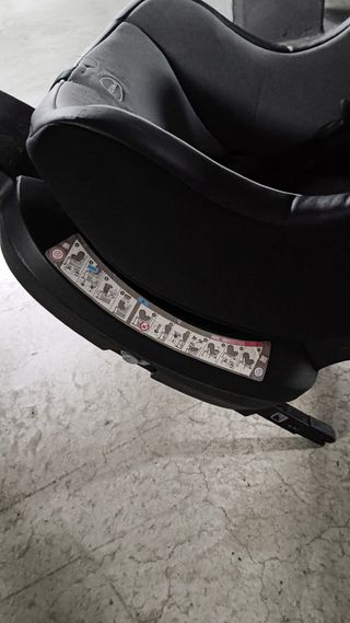 Silla de coche giratoria para niños