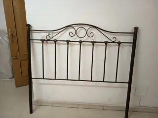 Cabecero de hierro forjado bronce