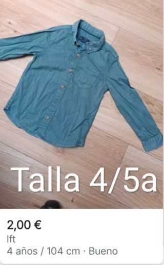 Jersey niño Talla 4/6 años