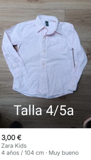 Jersey niño Talla 4/6 años