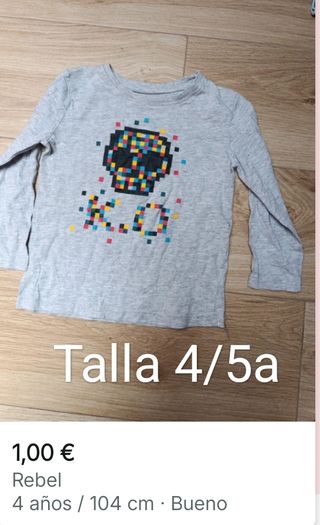 Jersey niño Talla 4/6 años