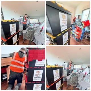 Caja para mudanza en Barcelona