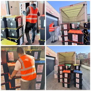 Caja para mudanza en Barcelona