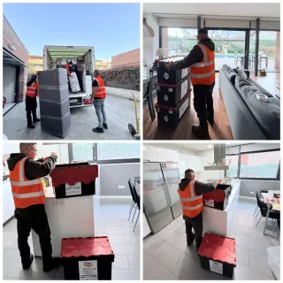 Caja para mudanza en Barcelona