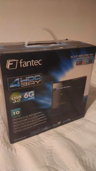 Docking Station Fantec 4 Bahías USB 3.0